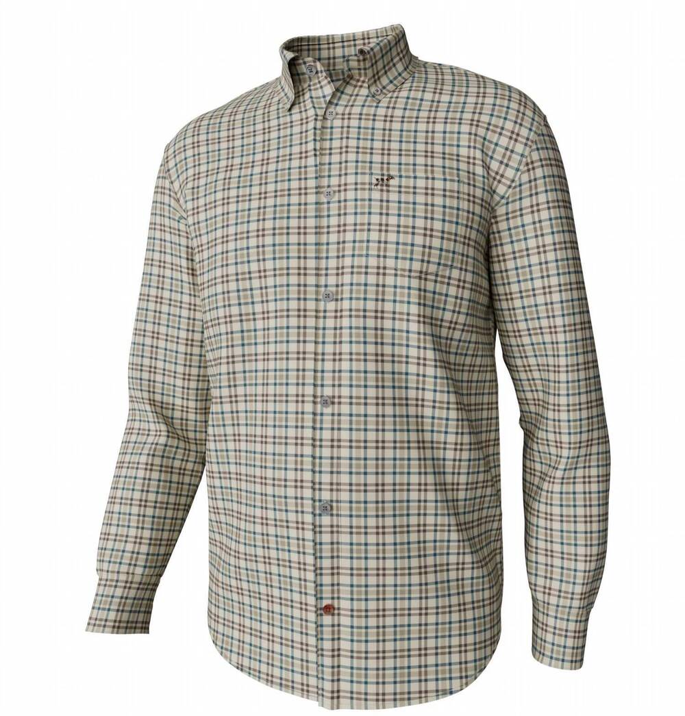 NEW SOUTHERN POINT CO. men's hadley vintage long sleeve button down shirt in mal